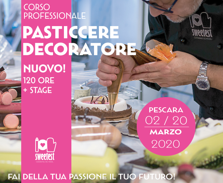 Corsi di pasticceria e cake design Sweetest – Corso professionale di  Pasticceria e Cake Design 120 ORE – dal 02 al 20 Marzo 2020