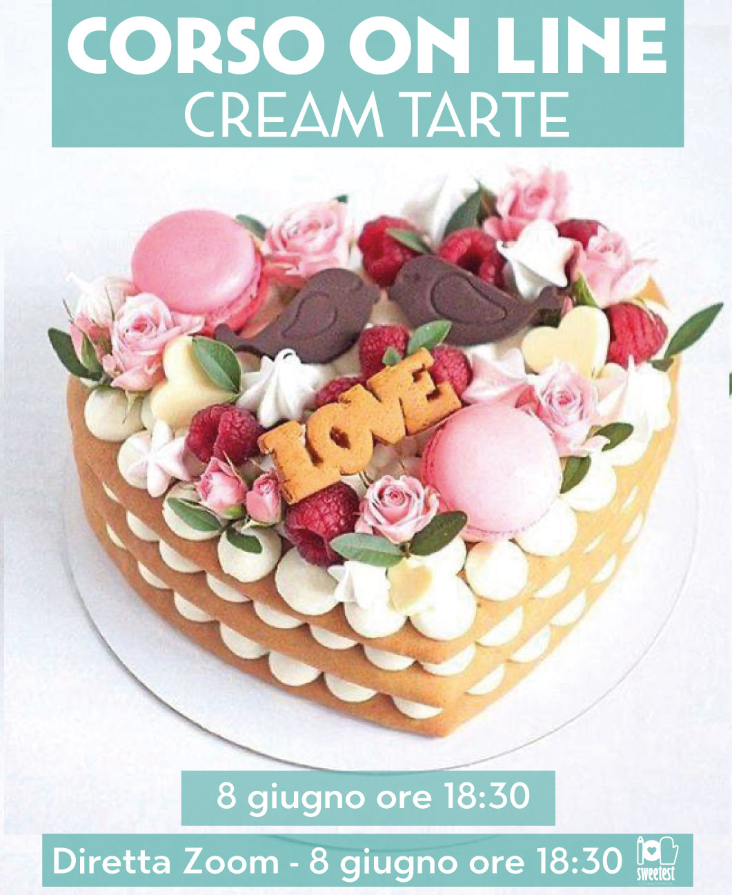 Cream Tart con i fiori, attenzione ai fiori usati sulle torte che siano  commestibili - Diventare Mamma