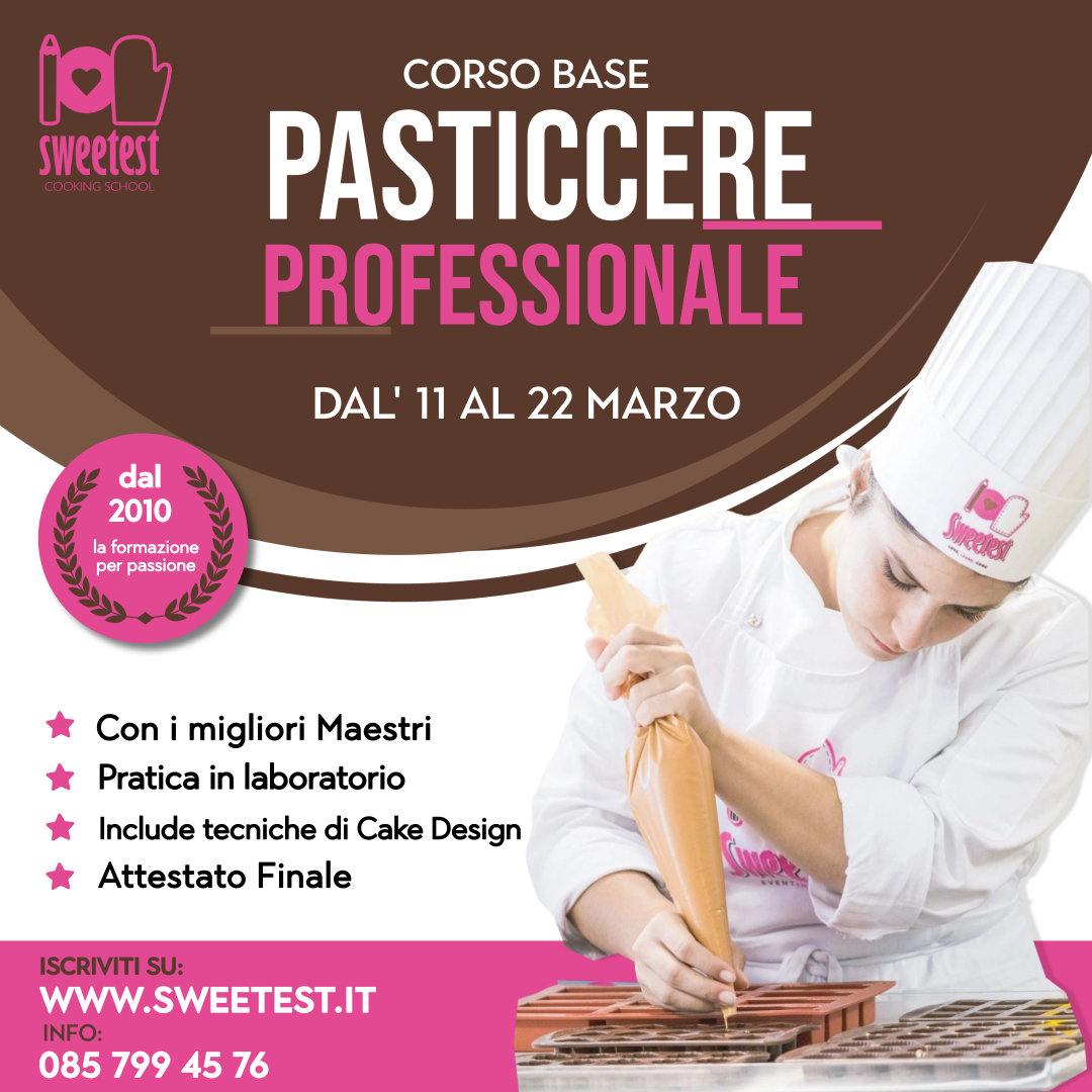 Corsi di pasticceria e cake design Sweetest – Corso professionale di  Pasticceria